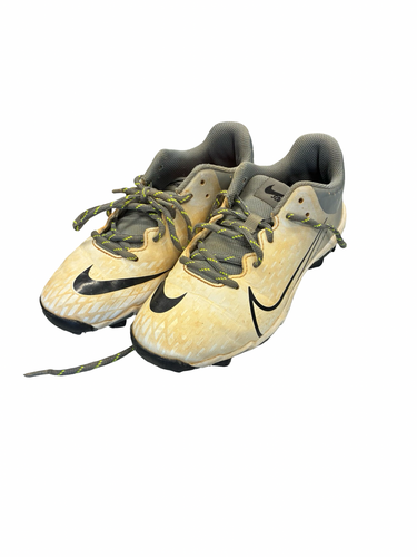 Used Nike SOFTBALL CLEATS BB/SB Cleats Grey Junior 04 11682-S000137172