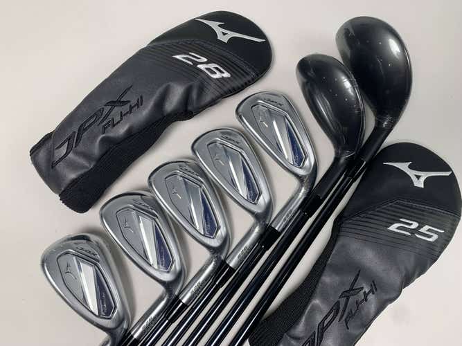 Mizuno JPX 925 Hot Metal HL Hybrid Iron Set 5H-6H 7-PW+GW Recoil F2 Senior RH HC