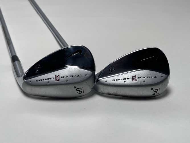 Nike Tiger Woods Wedge TW Set 56* 60* Wedge Steel Mens RH