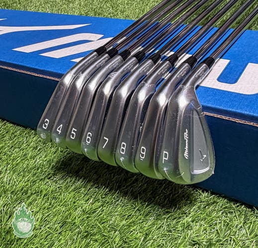 Used RH Mizuno Pro S-3 Irons 3-PW Project X 6.0 Stiff Flex Steel Golf Club Set