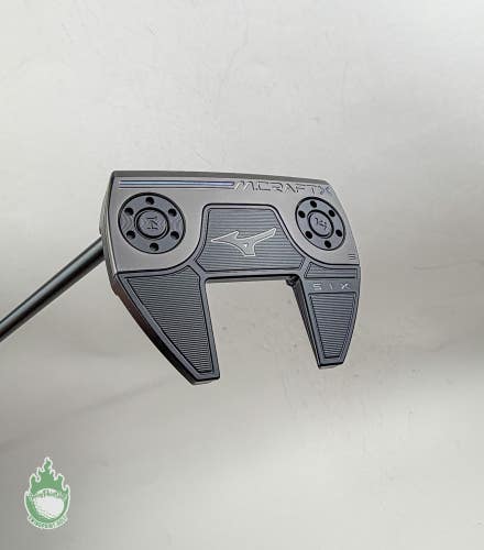 Used LH Mizuno M Craft X Six S Black Ion Forged 35" Putter Steel Golf Club