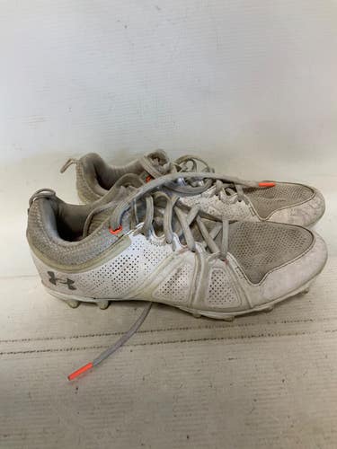Used Under Armour LAX Cleats Womens White Senior 8 11823-S000041156