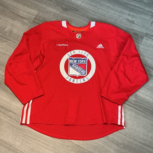New New York Rangers Made In Canada  Adidas Jersey Size 56 (Red)