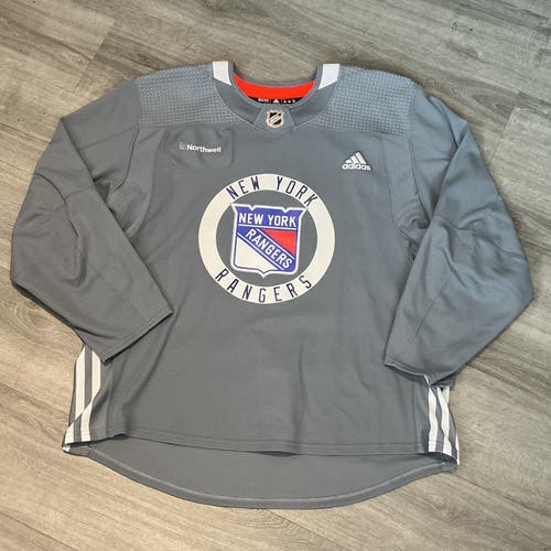 New New York Rangers Made In Canada  Adidas Jersey Size 56 (Grey)