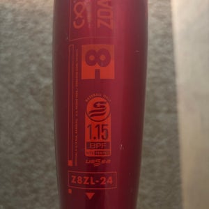 2024 DeMarini Zoa Composite USSSA Certified Bat (-8) 23 oz 31" (Used)