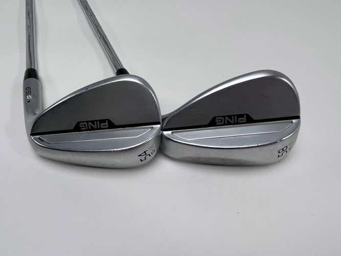 Ping s159 Chrome Wedge Set 54* 12 | 58* 8 Nippon Z-Z115 115g Wedge Steel Mens RH