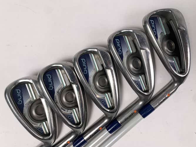 Ping G LE Iron Set 6-PW Orange Dot 2* Flat ULT200 Ladies Graphite Womens RH