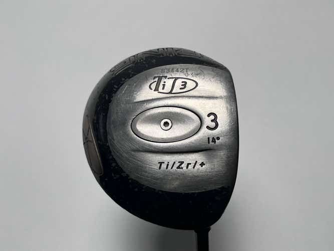 Ping Ti 3 3 Fairway Wood 14* 350 Series Regular Graphite Mens RH Midsize Grip