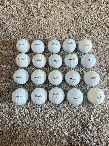 20 Noodle Golf Balls - 5A Condition
