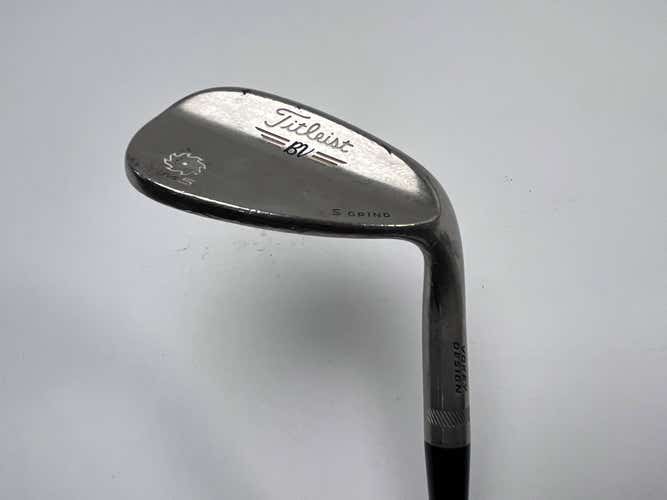 Titleist Vokey SM5 Gold Nickel SW 56* 10 Bounce S-Grind SM5 Wedge Steel Mens RH
