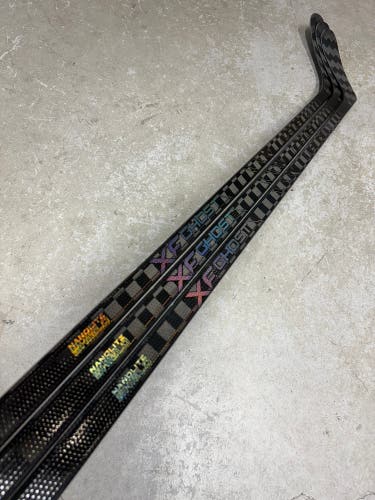 3 PACK 80 Flex P86 Senior CCM XF Ghost Pro Left Hand Hockey Stick (New) AUSTON MATTHEWS Pro Stock
