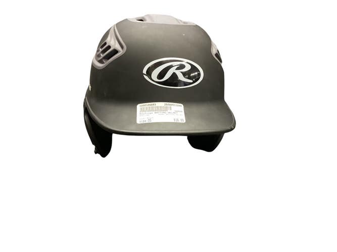 Used Rawlings BATTING HELMET Batting Helmet No Mask Black One Size 11846-S000108893