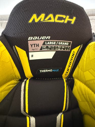 Youth Large Bauer Supreme Mach Hockey Pants (Used)