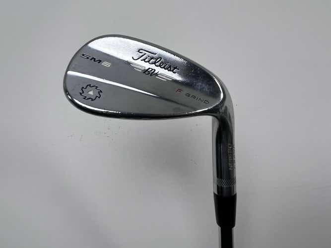 Titleist Vokey SM6 Tour Chrome GW 52* 8 F-Grind SM6 Wedge Steel RH