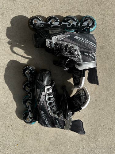 Mission Inhaler DS5 Inline Skates Regular Width Size 2.5 (Used)