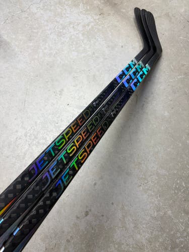 3 PACK 85 Flex P29 Senior CCM FT8 Pro Left Hand Hockey Stick CONNOR MCDAVID Pro Stock (New)