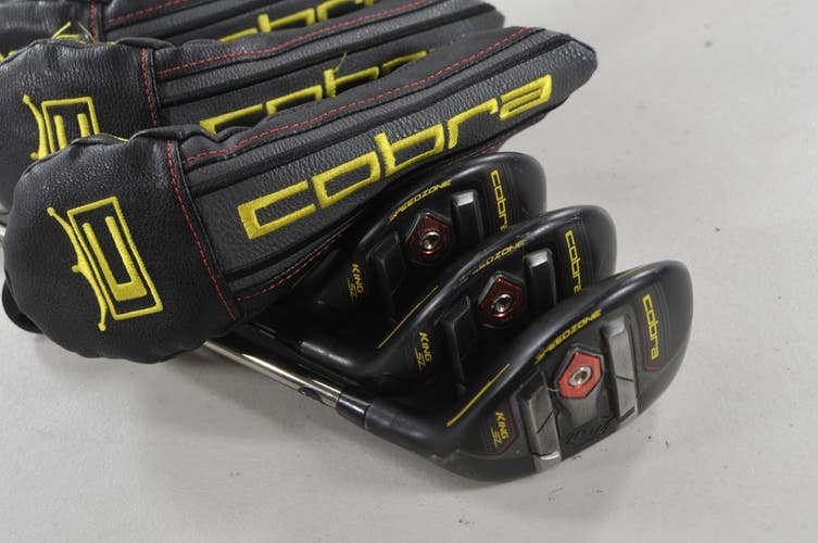 Cobra King Speedzone 3,4,5 Hybrid Set Stiff Flex Recoil ESX F4 Graphite # 224436