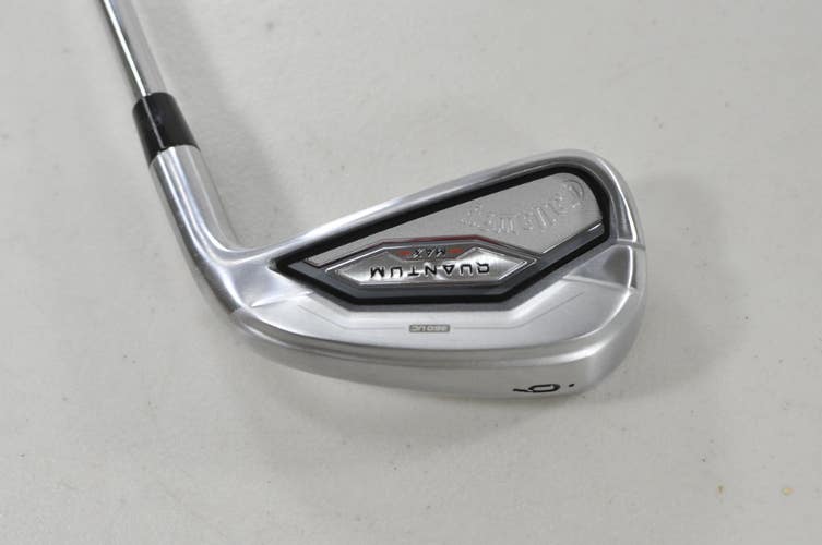 Callaway Quantum Max Single 6 Iron Regular Flex Right KBS MAX 90g Steel #224399