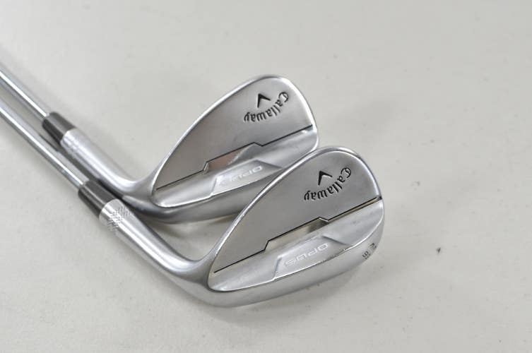 Callaway Opus Brushed Chrome 52*, 56* Wedge Set DG MID Wedge Flex Steel #224619