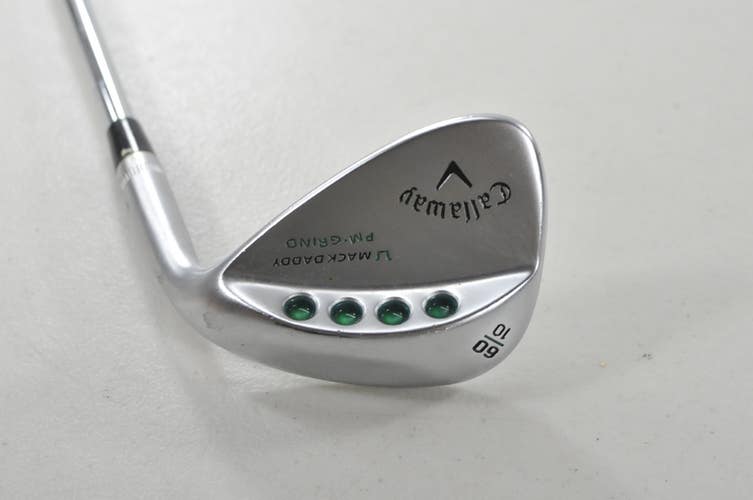 Callaway Mack Daddy PM Grind 60*-10 Wedge DG R300 Regular Flex Steel #223056