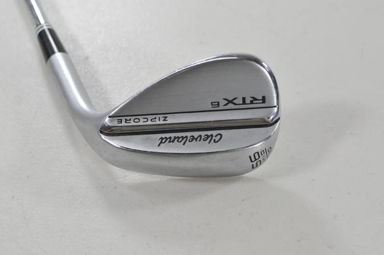 Cleveland RTX-6 Zipcore Tour Satin 56*-10 Wedge DG Spinner Right Steel #224638