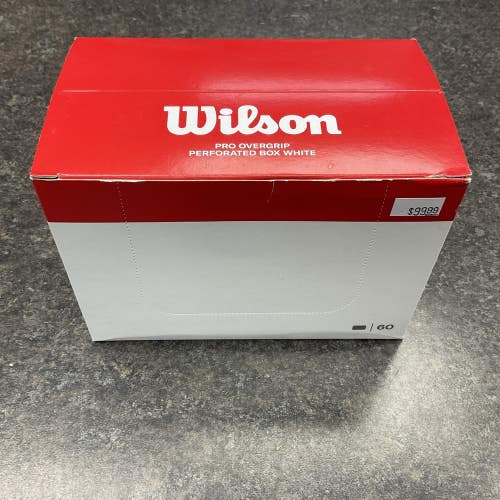 Wilson Pro Overgrip Perforated 60 Pack White