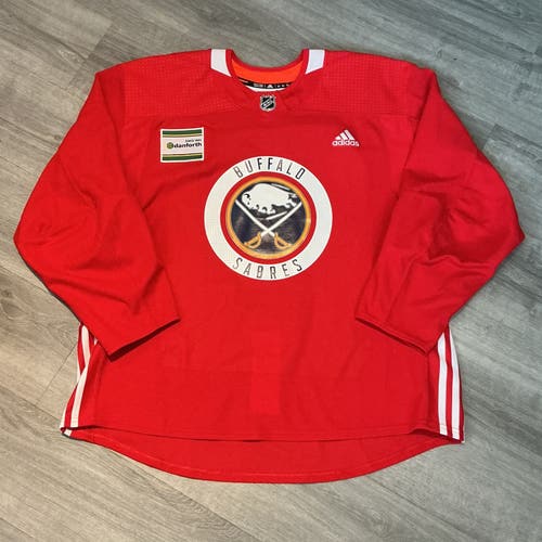 New Buffalo Sabres Made In Canada Adidas Jersey Size 56 (Red)