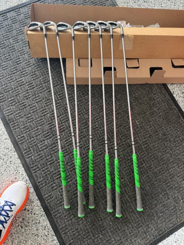 Adams Idea Tech V3 Iron Set 5-SW – Uniflex Steel – Golf Pride Grips