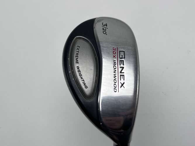 Nickent 3DX Ironwood 3 Hybrid 20* True Temper ST-90 Speed Tip 90g Regular Steel