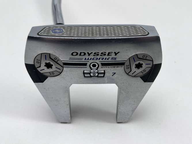 LEFTY Odyssey O-Works 7 Putter 35.5" SuperStroke Pistol 2.0 Mens LH +1/2"