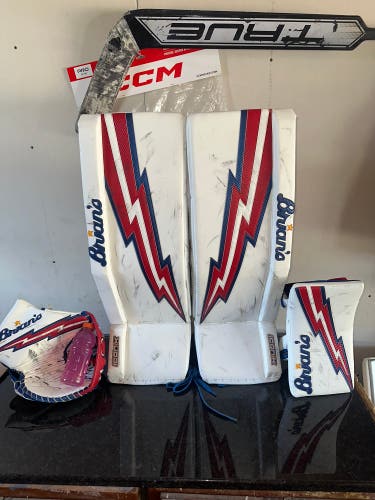 34 + 1.5” Custom Brian's Iconik Goalie Full Set (Used) (regular)