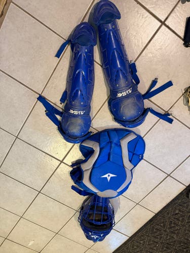 Blue All Star System 7 Catcher's Set (Used)