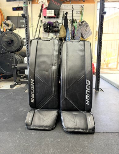 Large Bauer Supreme M5 Pro Goalie Leg Pads (Used)