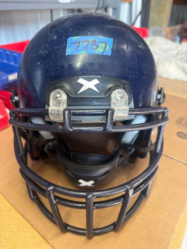USED XENITH X2E+ YOUTH FOOTBALL HELMET - LARGE - NAVY