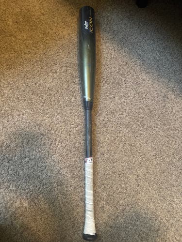 2023 Rawlings Icon Composite BBCOR Certified Bat (-3) 29 oz 32" (Used)