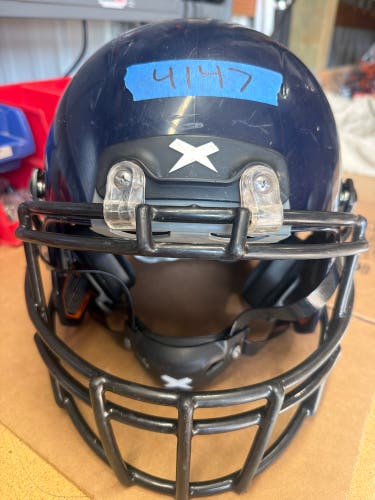 USED XENITH X2E+ YOUTH FOOTBALL HELMET - MEDIUM - NAVY