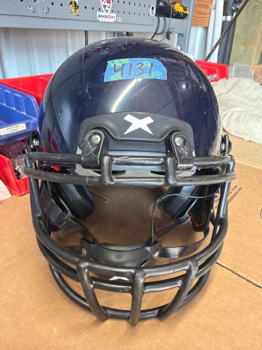 USED XENITH X2E+ YOUTH FOOTBALL HELMET - MEDIUM - NAVY