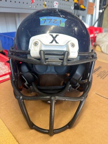 USED XENITH X2E+ YOUTH FOOTBALL HELMET - MEDIUM - NAVY