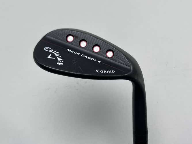 Callaway Mack Daddy 4 Black LW 60* 12 X-Grind True Temper S200115g Stiff