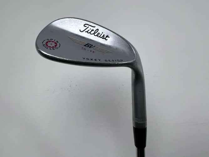 Titleist Vokey Spin Milled Chrome 2009 SW 56* 11 Wedge Steel Mens RH