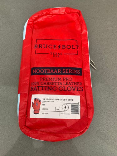 Bruce Bolt Nootbar Signature Series Short Cuff Batting Gloves