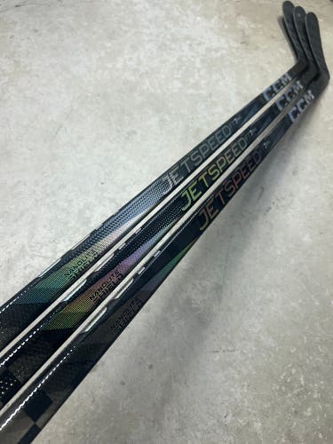 3 PACK 95 Flex Custom P90TM Senior CCM Jetspeed FT7 Pro Left Hand Hockey Stick (New) Pro Stock