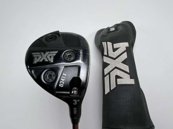 PXG 0341 X Proto 3 Fairway Wood 15* Aldila NVS Orange 65g Regular RH HC