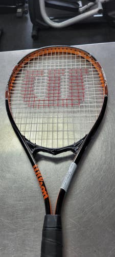 Used Wilson TITANIUM XL Adult Tennis Racquet Orange 4 3/8" 11497-C000160378