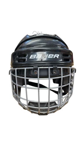 Bauer Skating Helmet with Cage - Black - Size 50-55 CM