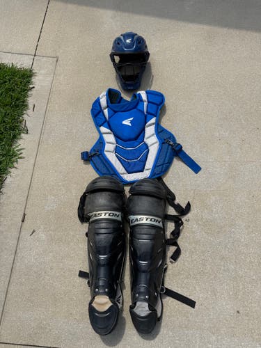 Blue Easton Pro X Catcher's Set (Used)