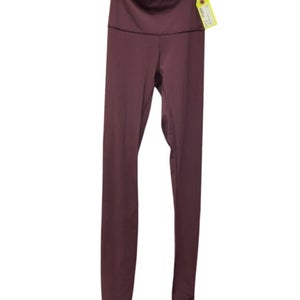 Lululemon Women's Burgundy Leggings - Size 4