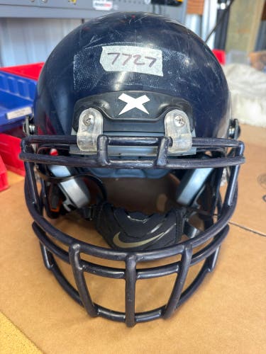 USED XENITH X2E+ YOUTH FOOTBALL HELMET - LARGE - NAVY