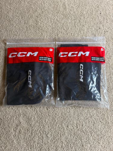 2 pack Black Senior CCM SX5000 Socks Pro Stock (New)