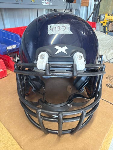 USED XENITH X2E+ YOUTH FOOTBALL HELMET - MEDIUM - NAVY